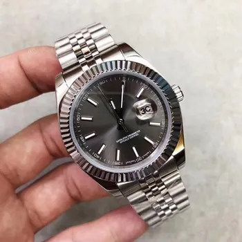 

R*l*x luxury watch men AAA 40mm automatic mechanical No battery sweeping DateJUST stainless steel watches 2813 rolexable