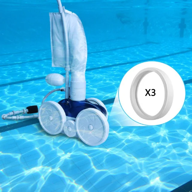 3 -Pack Medence Tisztító Gumiabroncs Cseréje - Kompatibilis A Polaris 180, 280, 360, 380 | Nehéz Szolgálat - Image 2