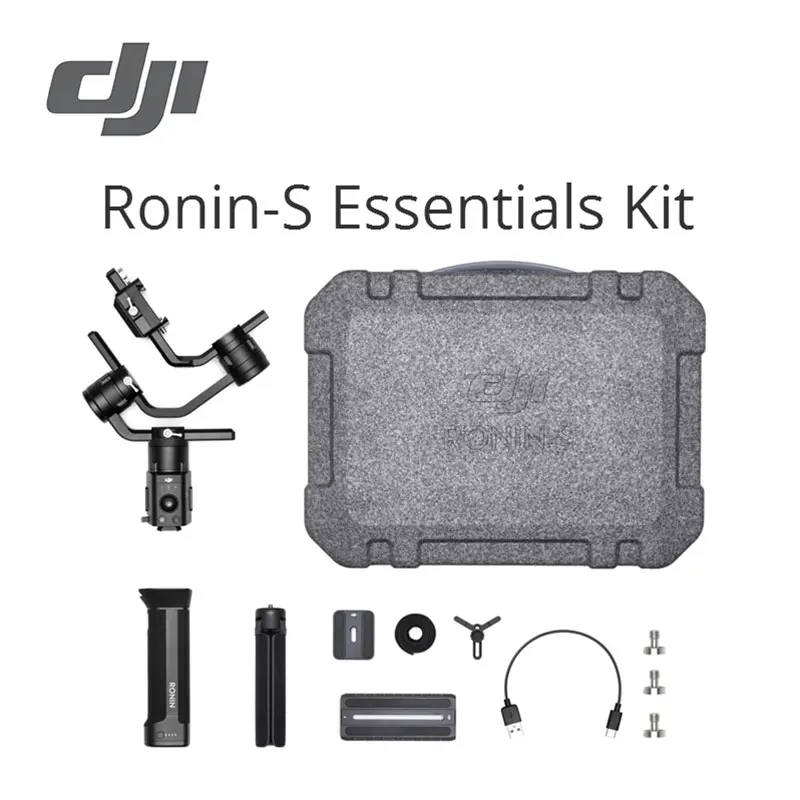 

DJI Ronin S Essentials Kit Superior 3-Axis Stabilization 3.6 kg Tested Payload Capacity Camera Control Automated Smart Features
