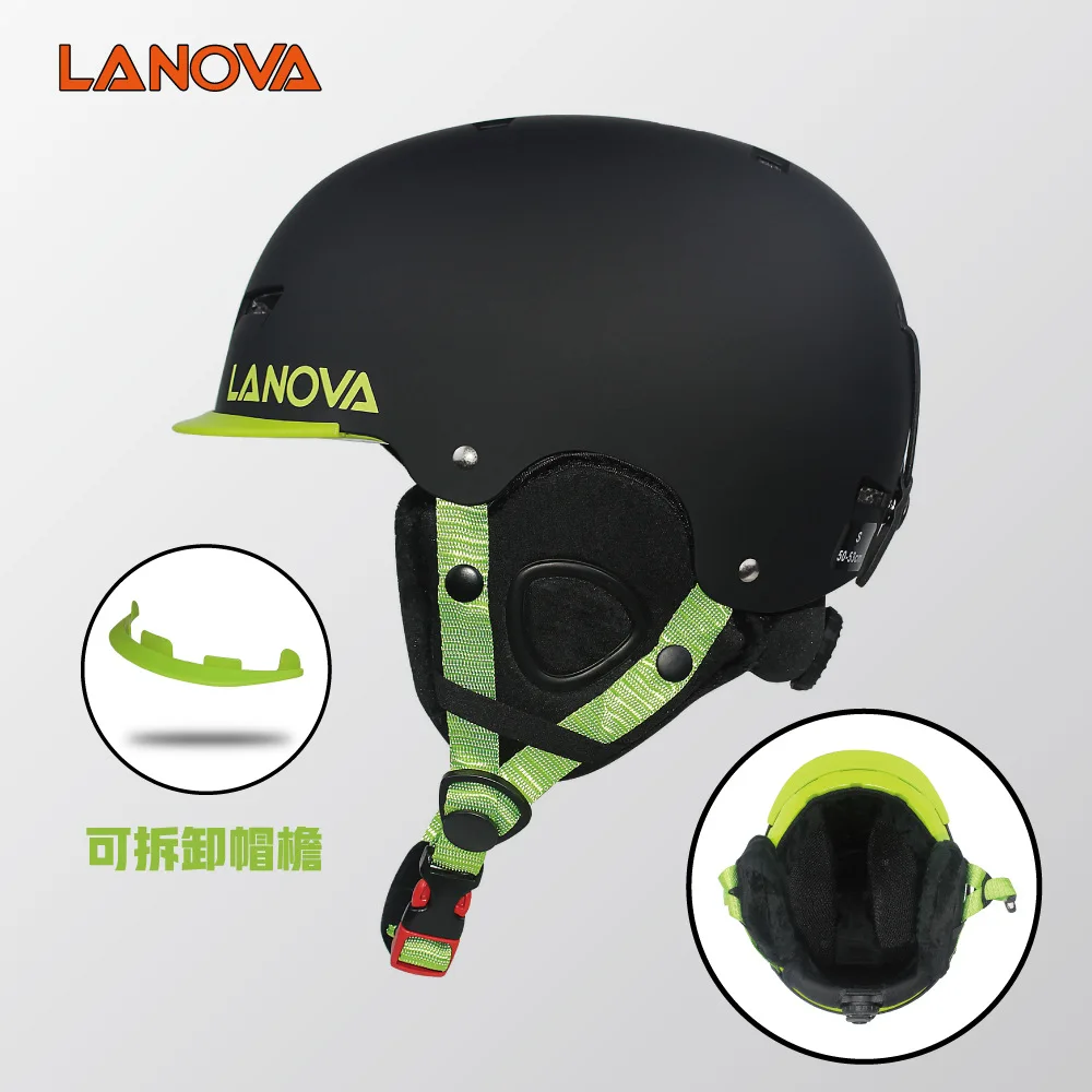 Lanova Детский Взрослый лыжный и сноубордический шлем регулируемый размер шлем с фабрики на заказ