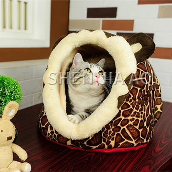

XXL Cat Dog Sleeping Pet Nest Small Dog Kennel Cat Litter Detachable Washable Pet Sleeping Bed Warm Dog House Cat And Dog Sleep