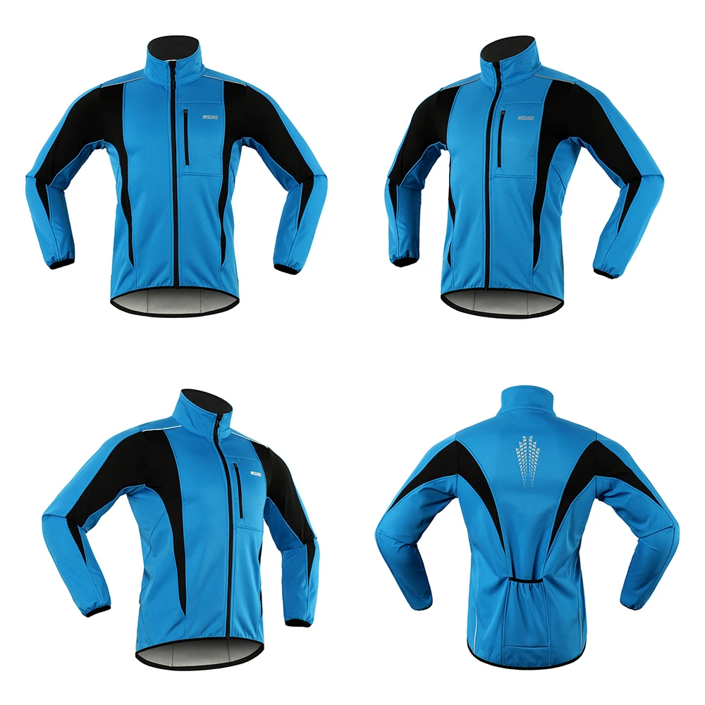 Arsuxeo men inverno ciclismo jaqueta à prova
