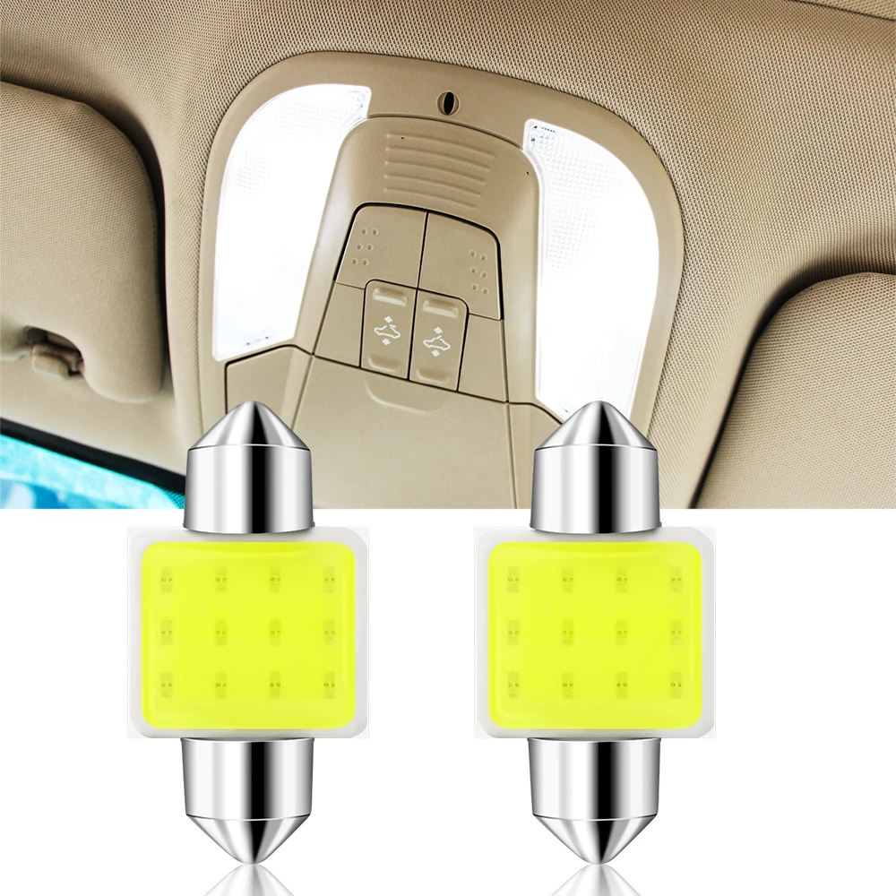 2Pcs C10W C5W LED Festoon 31mm bulbs Car Accessories for Mercedes Benz W211 W203 W204 W124 AMG W202 W212 W220 W205 W176 | Автомобили и