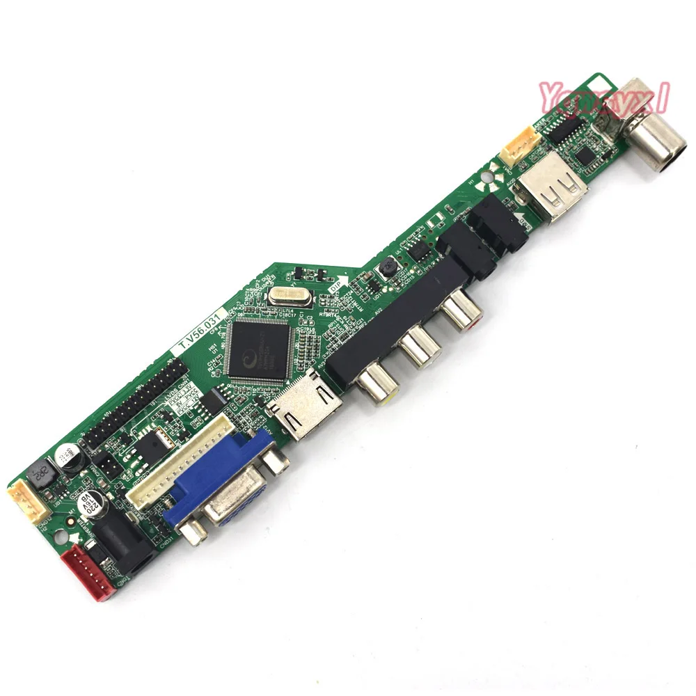  Yqwsyxl Kit for LP141WX3-TLB1 LP141WX3-TLB2 TV+HDMI+VGA+AV+USB LCD LED screen Controller Driver Boa