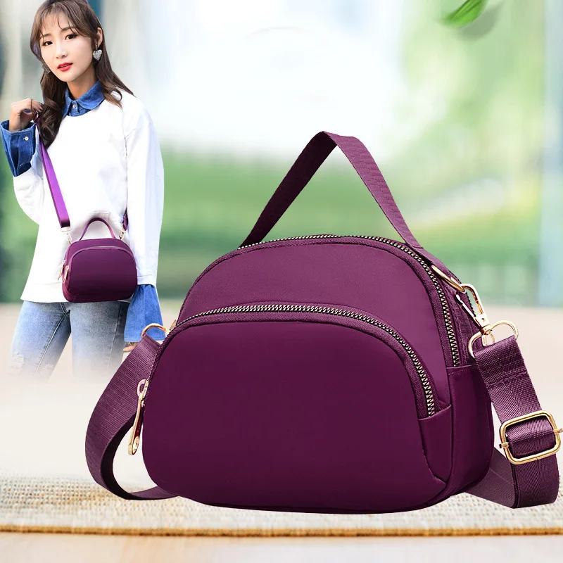 

Baigou Bag New Style Nylon Shoulder Bag Crossover Shoulder Bag/hand Bag Bag Versatile Mobile Phone Change WOMEN'S Bag