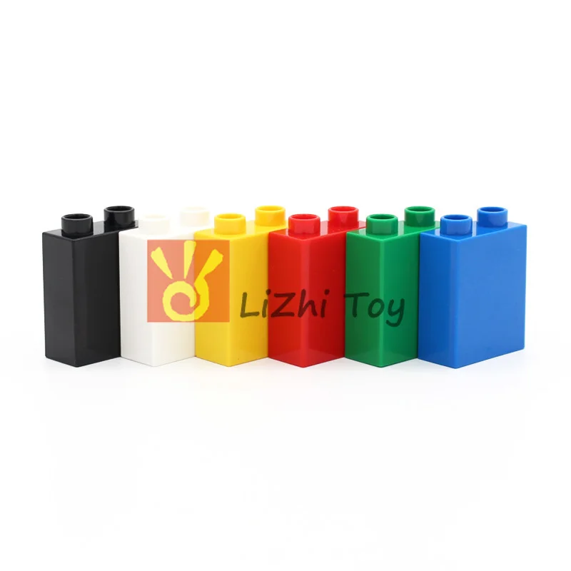 Большой конструктор MOC 4066 Duplo 1x2x2 без нижней трубки кирпичи сборные аксессуары