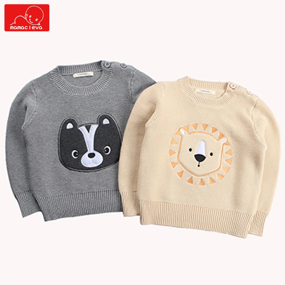 

cute autumn spring boys girls sweater clothes kids knitwear children knitted wear cotton baby kids clothing pullovers