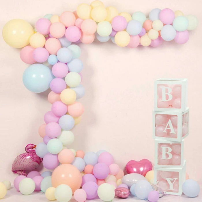 Новинка; Лидер продаж 4 шт./компл. Baby Shower вечерние декоративный шар коробка прозрачный картонная коробка, рождественский подарок, USJ99