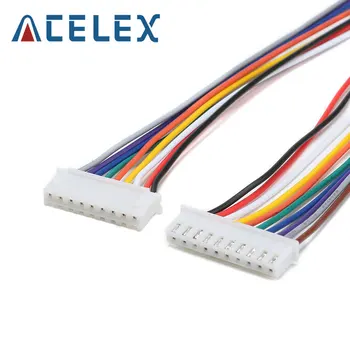 

100pcs/lot 26AWG JST XH2.54 2/3/4/5/6/7/8/9/10 Pin XH-2.54 Pitch 2.54mm Connector Plug With Wire Cable 30cm Length