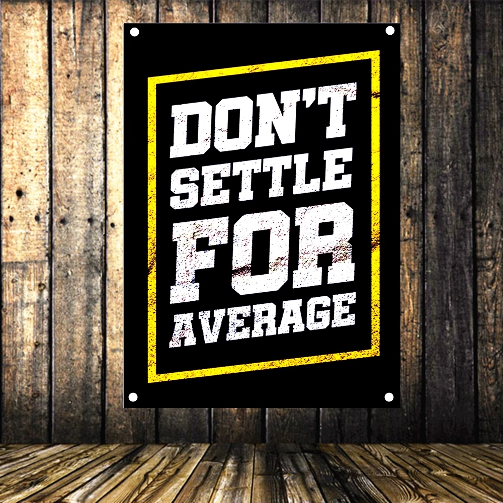 

Motivational Flag & Banner for Students, Inspirational Tapestry, Classroom Posters with Inspiring Quotes, Chalkboard Design