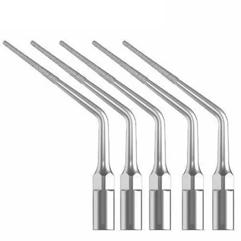 

5PCS Dental Ultrasonic Scaler Tips E3D 5*New Dental Diamond Coated Endodontic Endo Tip Compatible Woodpecker/EMS E3D