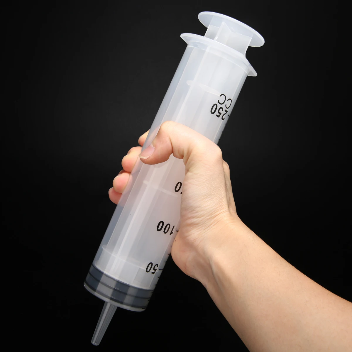 1 шт. 250 мл вместительная пластиковая одноразовый шприц Впускной насос для