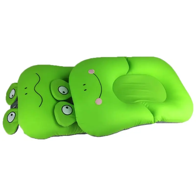 Adorable New Cartoon Animal Baby Bath Tub Pillow Pad Lounger Air Cushion Infant Safe Bathtub