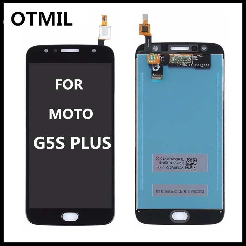 ЖК дисплей 5 дюйма для Motorola Moto G5S Plus сенсорный экран XT1802 XT1803 XT1805 XT1086 в сборе с
