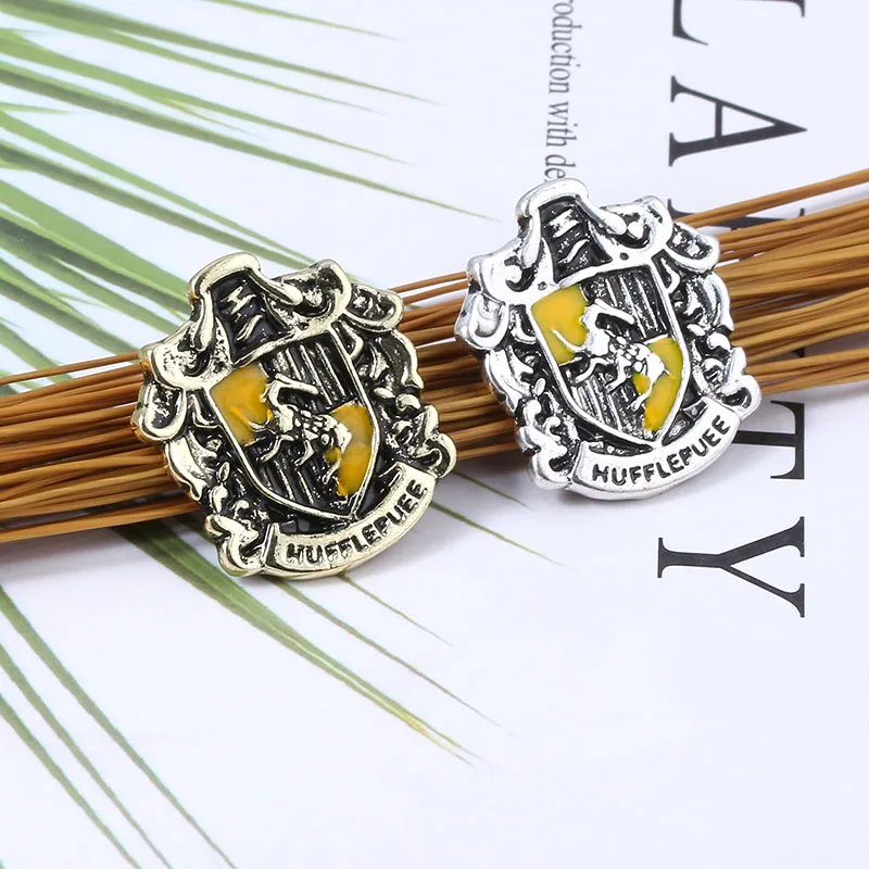 SG модные ювелирные изделия Хогвартс Слизерин Гриффиндор Ravenclaw Hufflepuff школьный значок брошь для женщин и мужчин ювелирные изделия