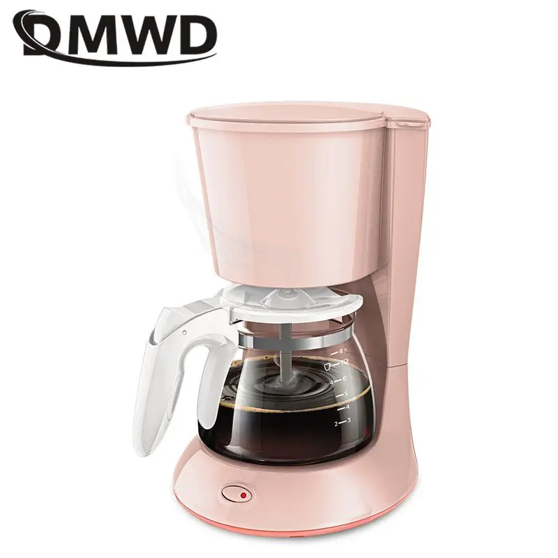 DMWD 700 Вт 220 240V 50/60Hz 600 мл Ёмкость в американском стиле капельного Кофе чайник анти
