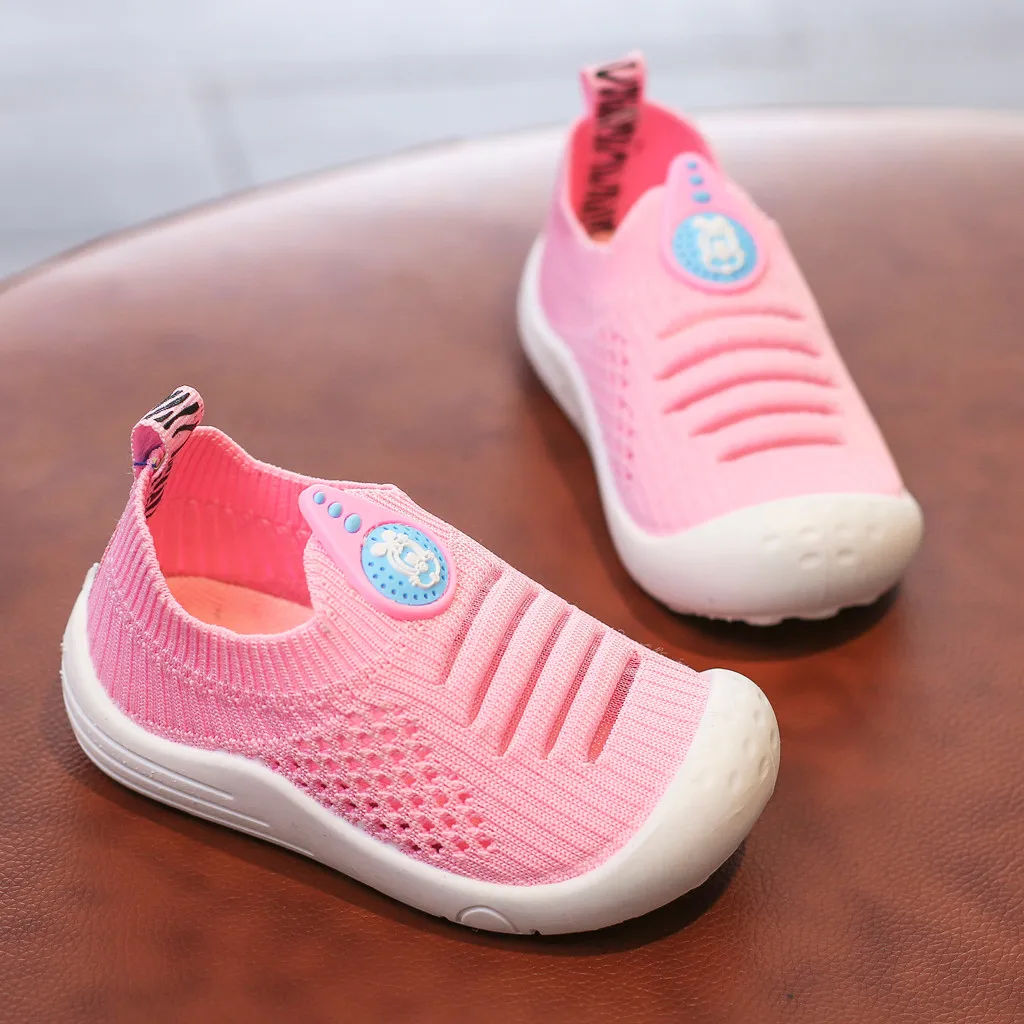 ONTO-MATO Children Infant Kids Baby Girls Boys Letter Mesh Sport Run Sneakers Casual Shoes Fashion Children Sports Shoes Casual