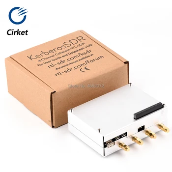 

KerberosSDR 4-channel synchronized radio receiver support Radio direction finding and passive radar