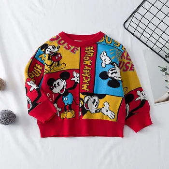 

Baby Kids Clothes Sweater 2020 New Style Cartoon CHILDREN'S Spring Autumn Knitted Pullovers Coat