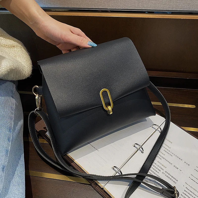 

New Fashion Women PU Leather Solid Shoulder Bag Brand Luxury Designer Ladies Casual Travel Shopping Crossbody Bags Messenger Bag