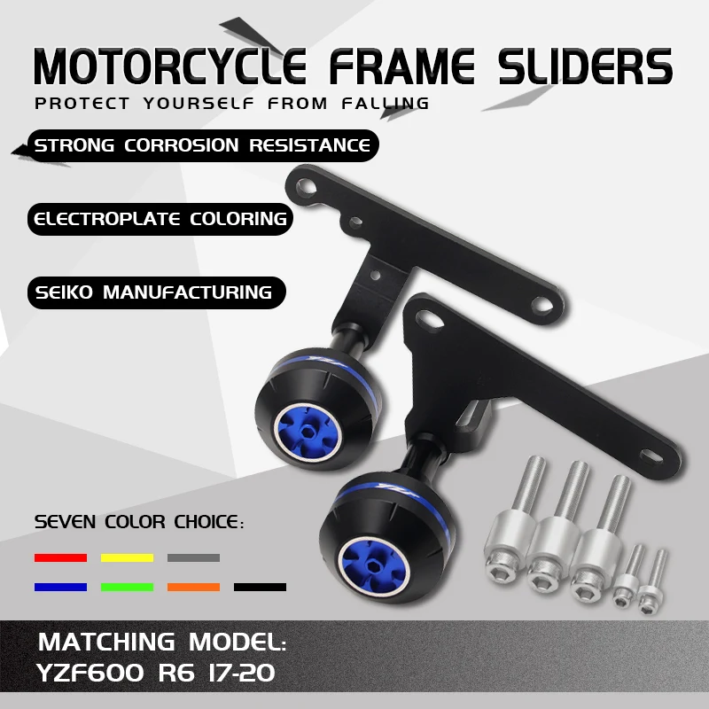 Motorcycle Cnc Aluminum Falling Protection Frame Sliders Crash