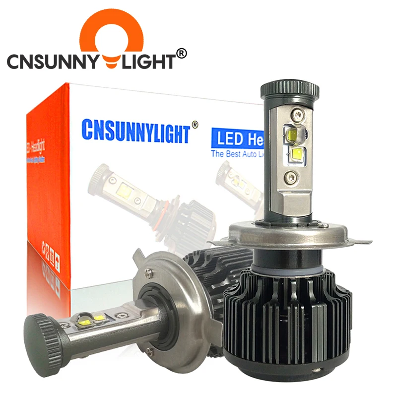 Cnsunnylight H4 Hi/lo H7 H11 9005 9006 светодиодные фары автомобиля 8000lm 3000 К 4300 6000 высокое Авто