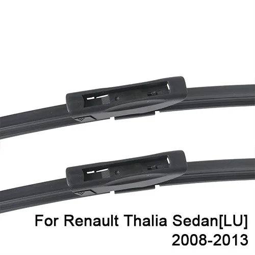 2008-2013 SLIVERYSEA Замена стеклоочистителя для Renault Thalia 1999-2013 силиконовые резиновые Дворники для лобового стекла авто аксессуары - Цвет: 2008-2013