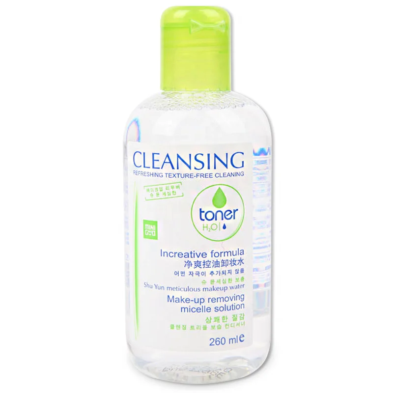 

MINIGOOD New arrival Natural Cleansing Makeup Remover Deep Clean Cleansing Water Soft for Face Mild Clean Large demaquilante