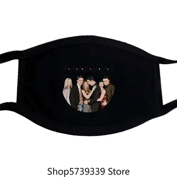 

Friends Mask Tv Show Tee Sitcom Short Sleeve Casual Unisex Tee Quotes Print Washable Reusable Mask with