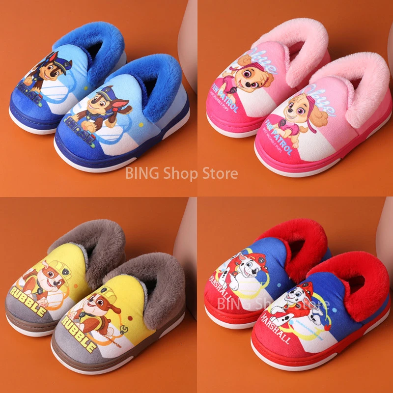 paw patrol chase slippers