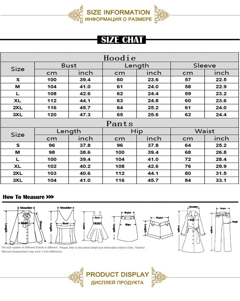 Women's Tracksuit Casual Hoodies and Pants Two Piece Outfits Autumn and Winter Thicken Warm Female Set Hooded Sport Sweatsuits white pant suit