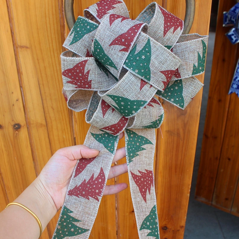 Christmas Tree Decorations Ornaments Bow for New Year Xamas Decor Gifts Navidad - Color: color  3