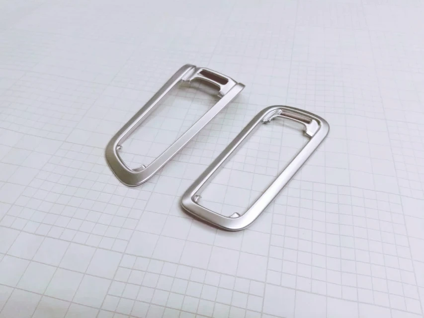 ABS Plastic Chrome Car left and right air outlet Cover Trim car styling Accessories 2pcs For Citroen C4
