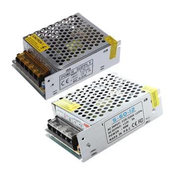 

12V 3.2A 40W Switch Power Supply Driver Transformer for LED Light Strip 110-220V & 12V 5A Switching Power Supply