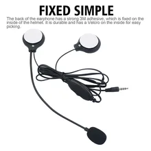 Intercom Headphone Helmet Headset with Microphone Interphone Stereo Earphone Answer the Phone FKU66