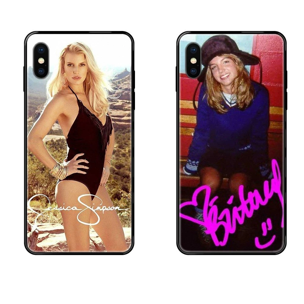Черный мягкий ТПУ чехол Britney Spears Подпись для Samsung Galaxy S5 S6 S7 S8 S9 S10 S10e S20 edge Lite Plus Ultra |