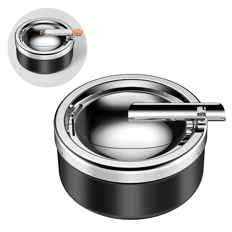 Creative New Cigar Smoking Accessories Stainless Steel Ashtray Ash Tray