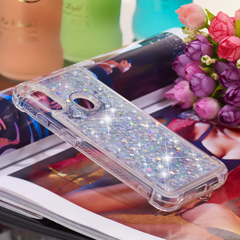 Сверкающими бриллиантами ТПУ противоударный чехол для Xiaomi mi 9T Pro A2 Lite A1 5X Red mi K20 Note 8 4X 5A 7A S2 Y2 6 6A 4A плюс Y1