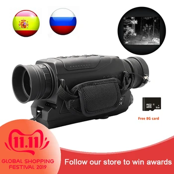 

5X40 Digital Night Vision Monocular Infrared 940NM Night Vision Hunting Scope With 8G TF Card Free Ship