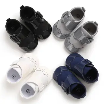 

Infant Newborn Baby Spring Autumn First Walke Shoes Toddler Kids Cute Anti-slip Single Soft Comfortable PU Leather Shoes