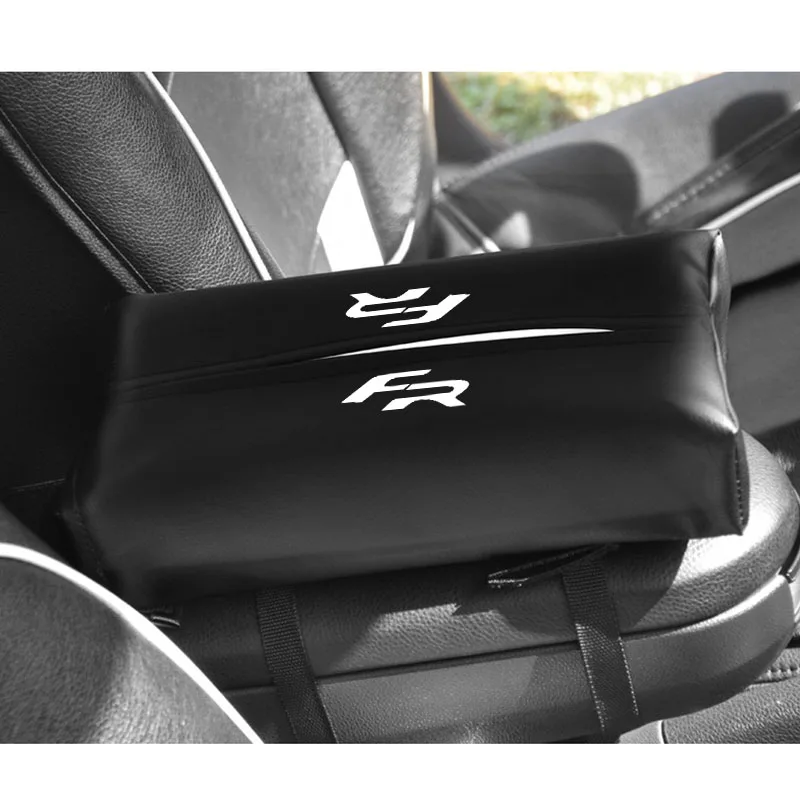 Креативная пленочная коробка для салфеток для FR для Seat Leon 2 автомобильный чехол для салфеток контейнер полотенце коробка для салфеток бумаги