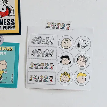 

1Pc Cartoon Characters Peanut Rogue Dog Sticker Paper Decorative Sticker Hand Account Notebook Computer Creative Sticker