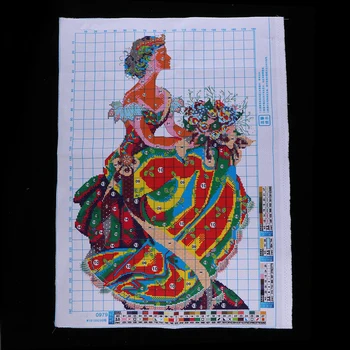 

1 Set Stamped Cross Stitch Kit 11CT Needlework Kits --Spring Queen Pattern