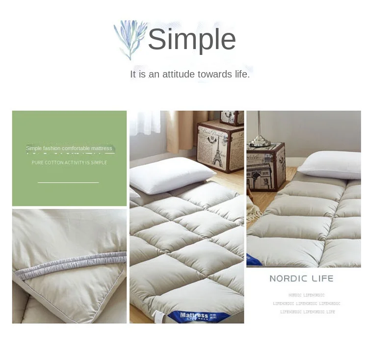 Description Picture 3 of itemDropshipping Customizable Size Mattress Soft Mattress Home Tatami Mat Was The Floor Mat Student ZHA15-7999