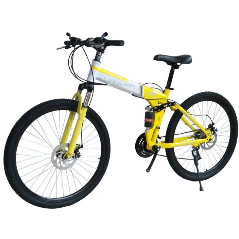 Mountain bike carbon steel one wheel 26 inch folding student gift car men's and women's cross-country mountain bike x6