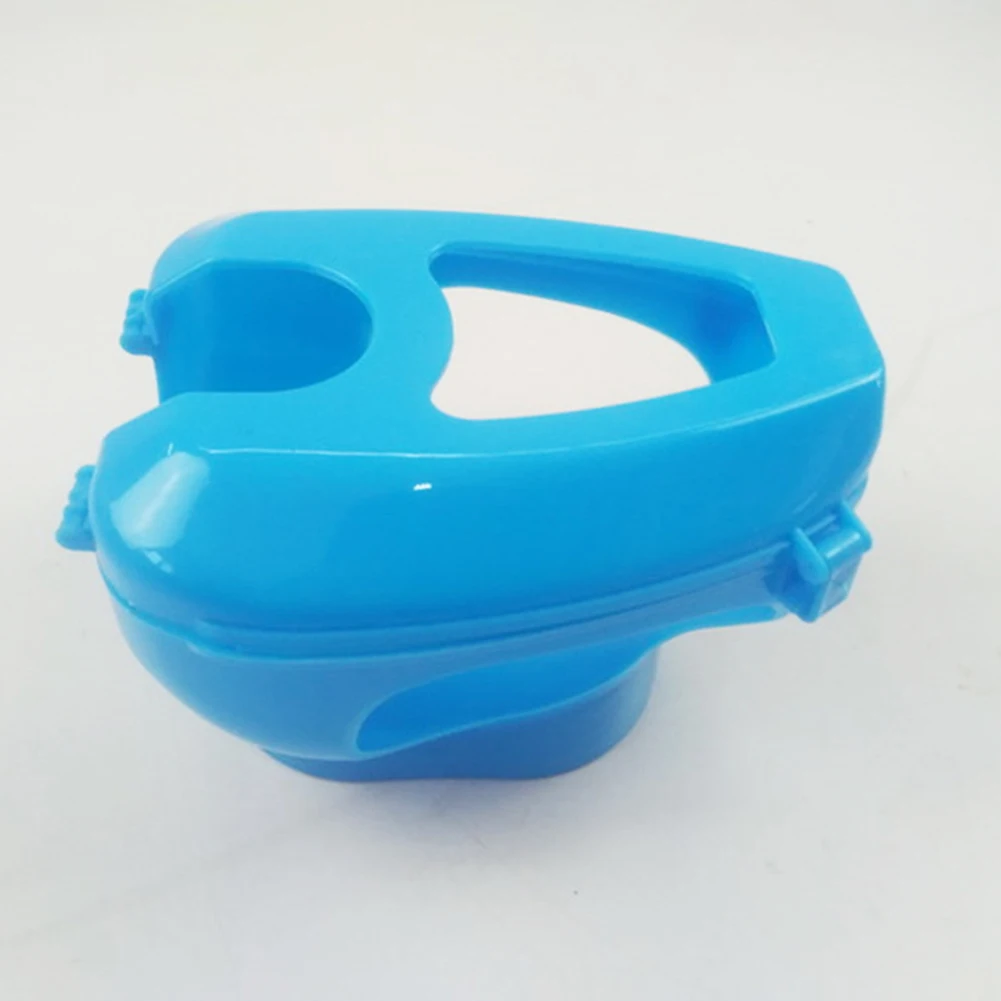 Пластиковый гоночный держатель легко птица Фиксированная Рама стойка лекарство фидер - Цвет: Синий