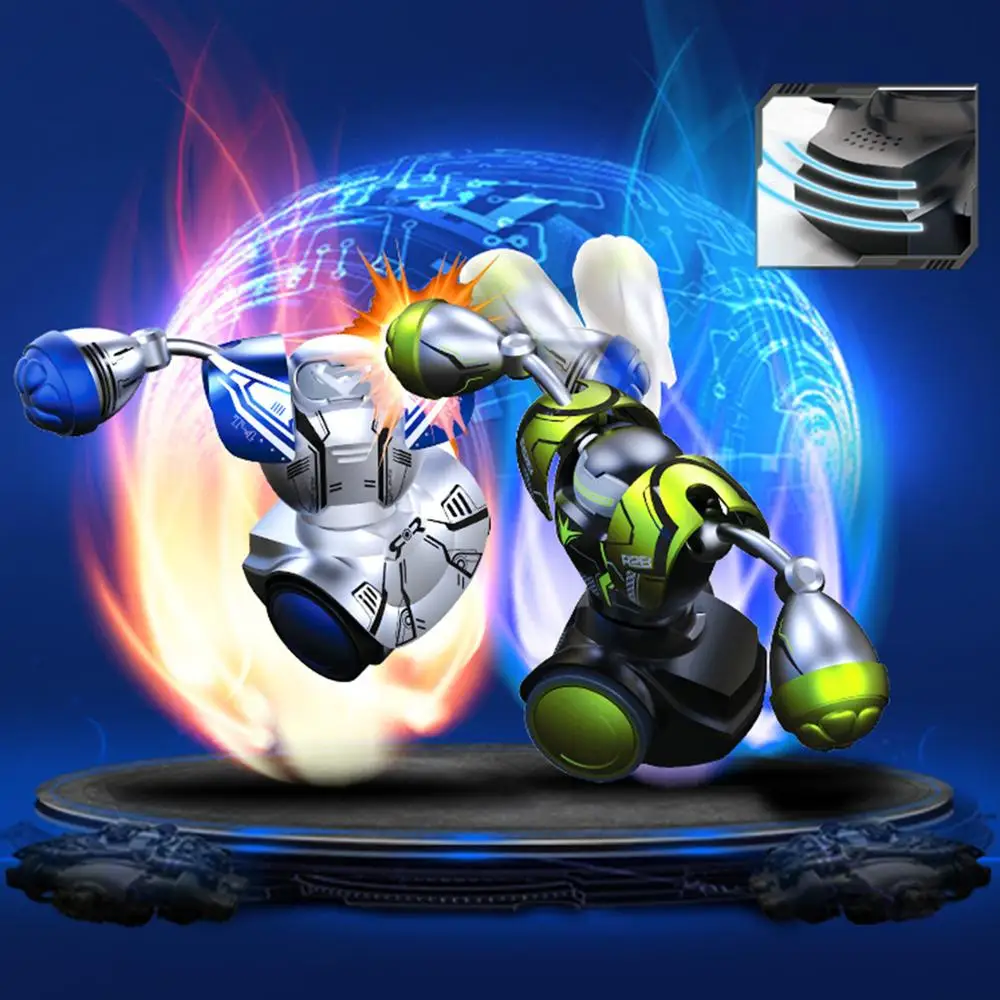 Hot RC Boxing Robots Intelligent Remote Control Fighting Play Toy Battle Robot Without Boxing Target Birthday Gifts for Boys