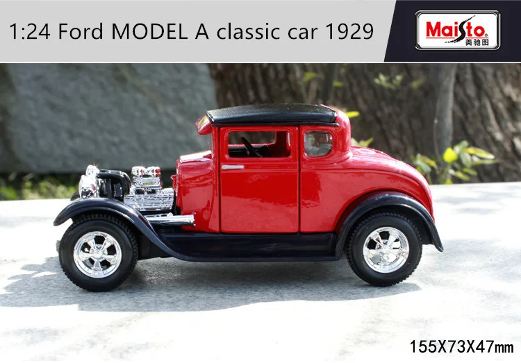 Maisto 1:24 1929 Ford Модель сплав гоночный автомобиль-трансформер модель автомобиля Моделирование Украшение автомобиля коллекция Подарочная игрушка