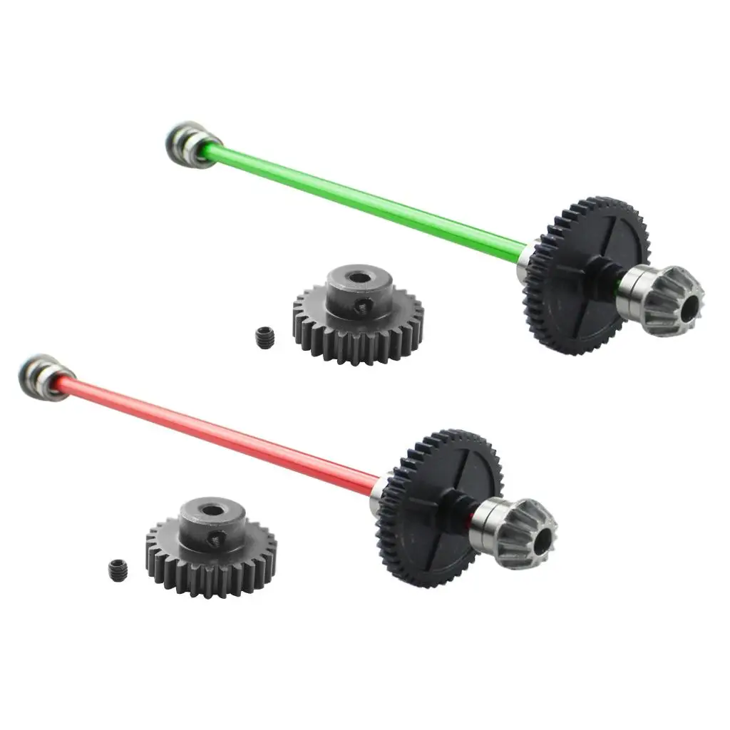 Differ Gear Center Transmission Shaft Drive Shaft Set Kit DIY Fits WLtoys 1:14 144001 RC Cars Models Parts