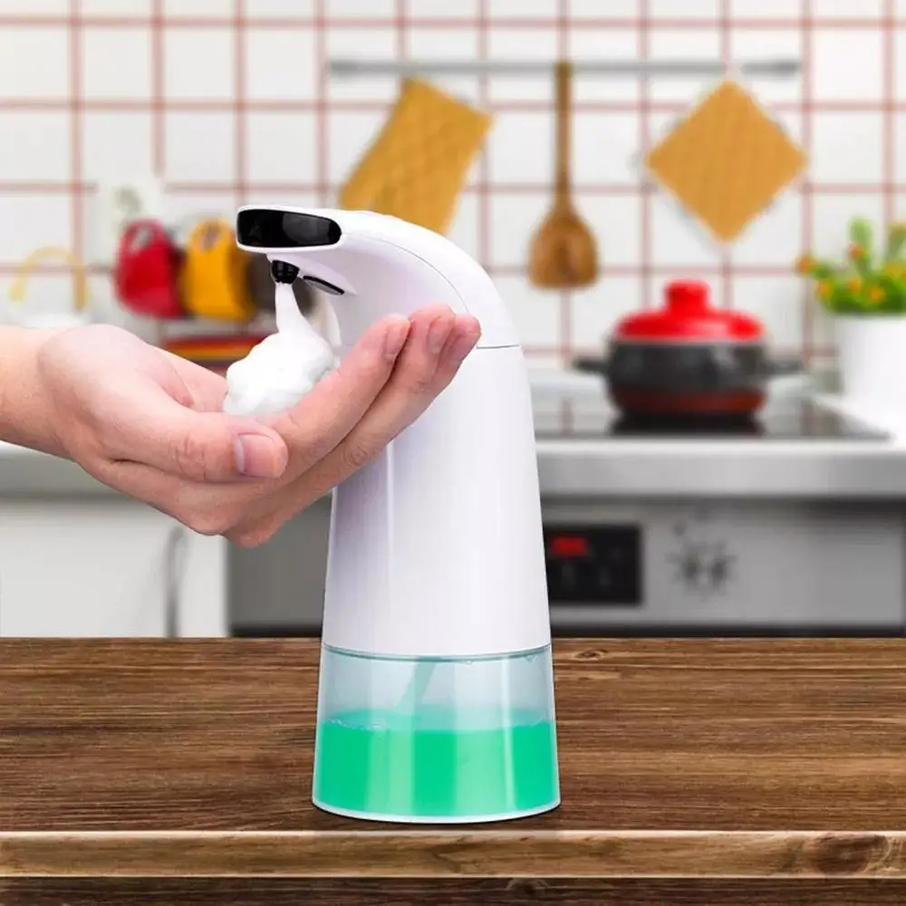 Диспенсер для жидкого мыла автоматический для ванной кухни Бесконтактный индукционный пенопласт